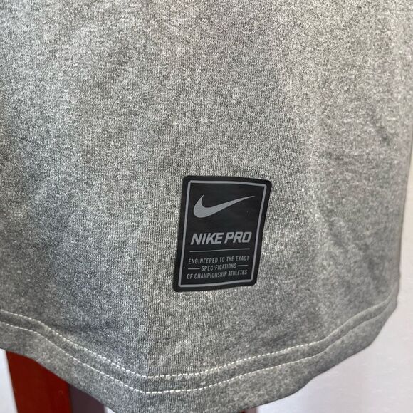 NikePro Dri FitLong Sleeve Athletic Shirt Size M EUC - Picture 3 of 9